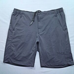 Five Four Shorts Mens 40 Charcoal Elastic Waist Lounge Streetwear